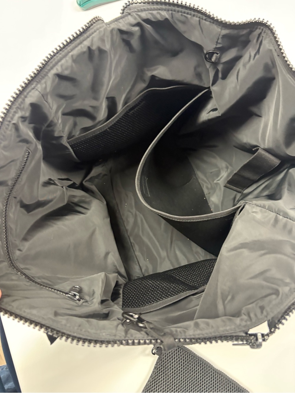 Dagne Dover Black Women's Duffel Landon Tote - Large - Picture 5 of 8